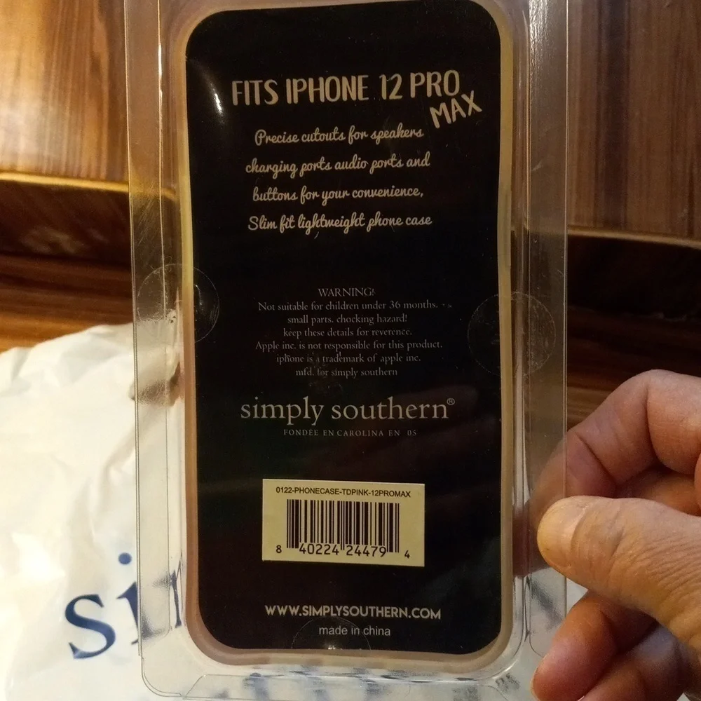 Simply Southern IPhone 12 Pro Max pink tie dye case